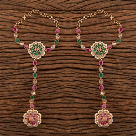 Antique Pearl Hath Pan With Gold Plating