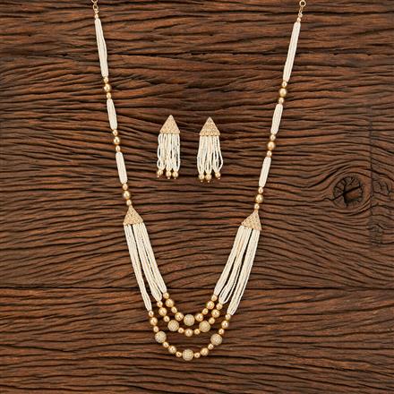 Antique Moti Necklace With Gold Plating