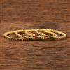 Antique Classic Bangles With Matte Gold Plating