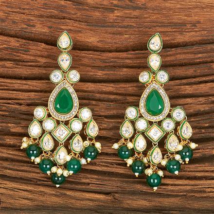 Antique Meenakari Earring With Gold Plating