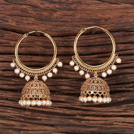 Antique Jhumki With Gold Plating