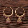 Antique Plain Gold Earring With Gold Plating