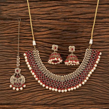 Antique Mukut With Mehndi Plating