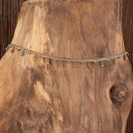 Antique Classic Belt With Mehndi Plating