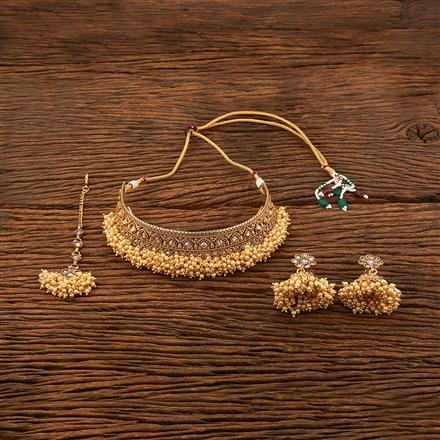 Antique Mukut With Gold Plating