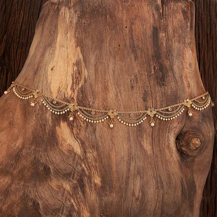 Antique Moti Belt With Gold Plating