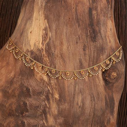 Antique Moti Belt With Gold Plating