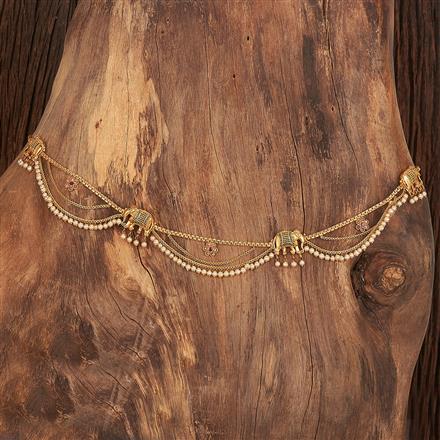 Antique Pearl Belt With Gold Plating