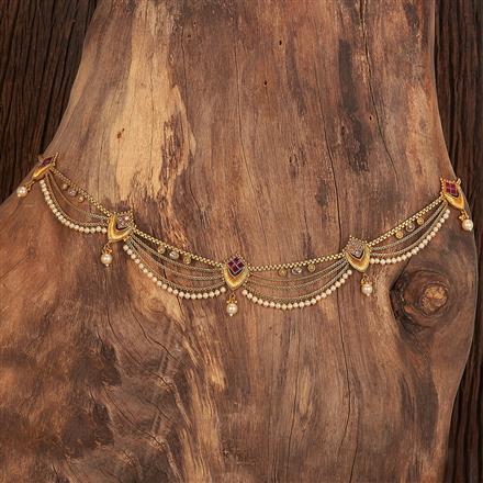 Antique Moti Belt With Gold Plating