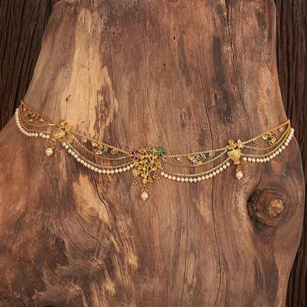 Antique Moti Belt With Gold Plating