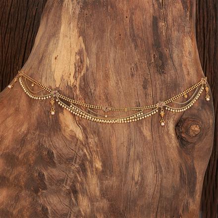 Antique Moti Belt With Gold Plating