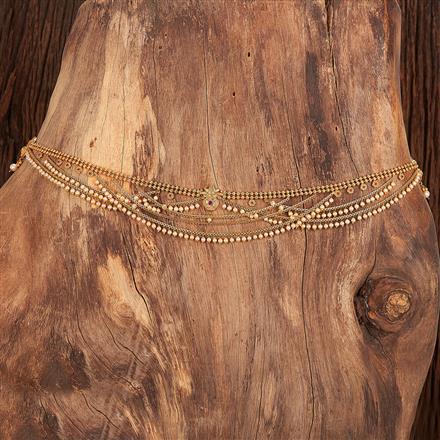 Antique Pearl Belt With Gold Plating