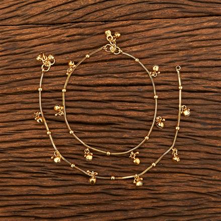 Antique Moti Payal With Gold Plating