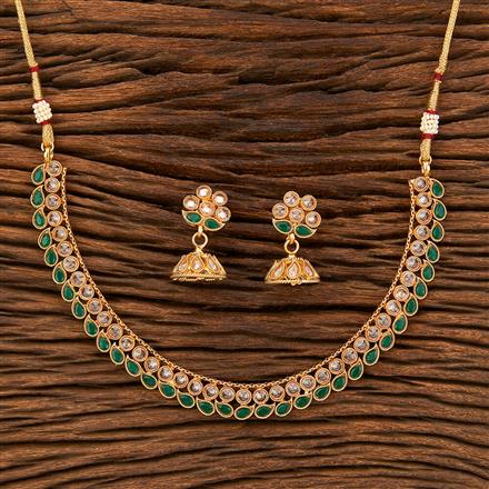 Antique Delicate Necklace With Gold Plating