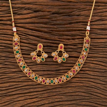 Antique Delicate Necklace With Gold Plating