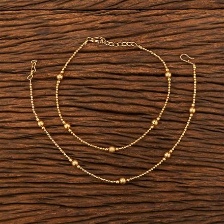 Antique Moti Payal With Gold Plating