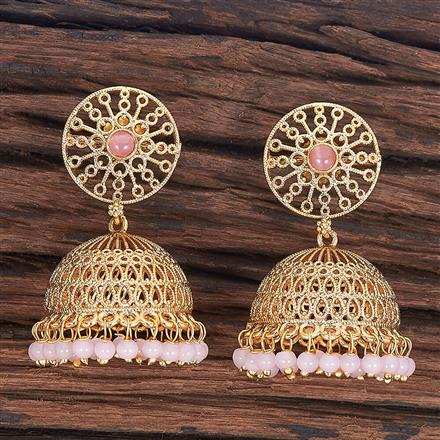 Antique Jhumki With Gold Plating