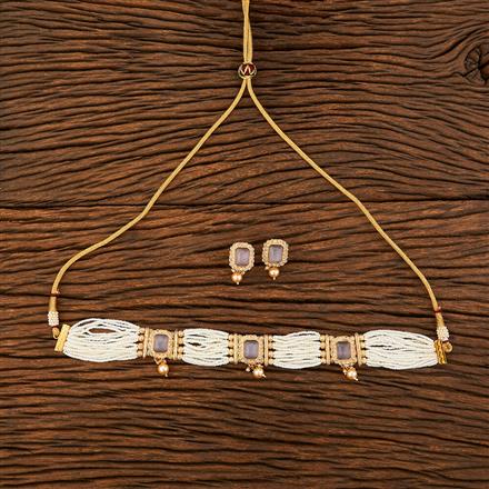 Antique Choker Necklace With Gold Plating