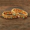 Antique Openable Bangles With Matte Gold Plating