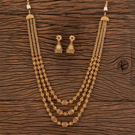 Antique Mala Necklace With Gold Plating