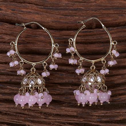 Antique Jhumki With Mehndi Plating