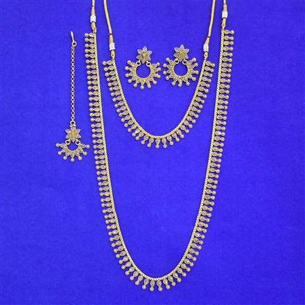 Antique Combo Necklace Set Set With Gold Plating
