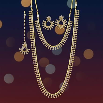 Antique Combo Necklace Set Set With Gold Plating