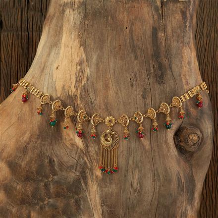 Antique Peacock Belt With Gold Plating