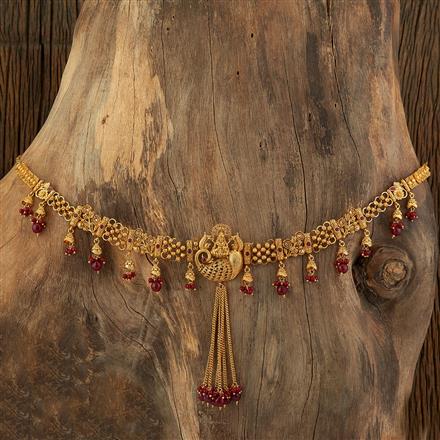 Antique Peacock Belt With Gold Plating