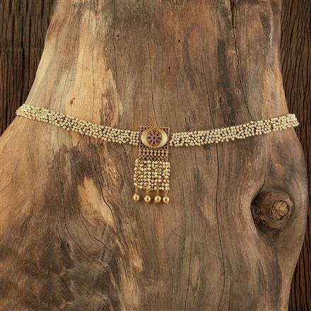 Antique Pearl Belt With Gold Plating