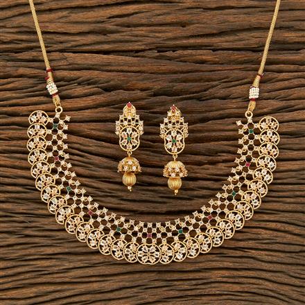 Antique Classic Necklace With Gold Plating