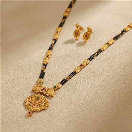 Antique Classic Mangalsutra With Gold Plating