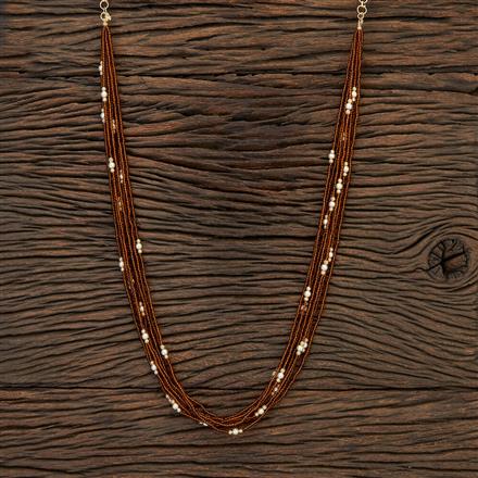 Antique Long Necklace With Gold Plating