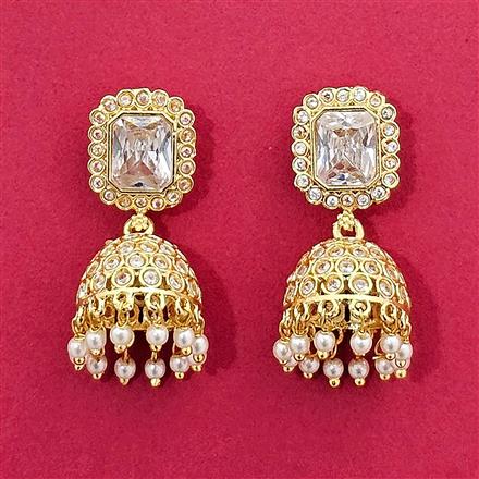Antique Jhumki With Gold Plating
