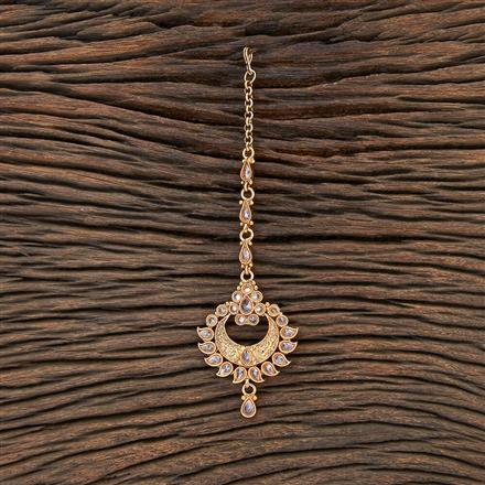 Antique Chand Tikka With Gold Plating