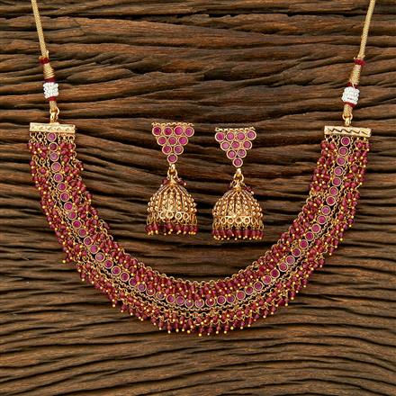 Antique Classic Necklace With Gold Plating