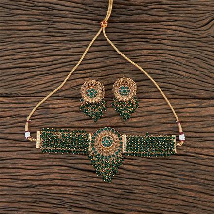 Antique Choker Necklace With Gold Plating