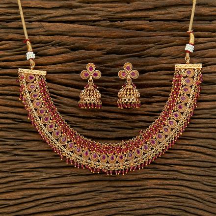 Antique Classic Necklace With Gold Plating