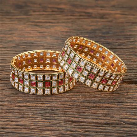 Antique Openable Bangles With Gold Plating