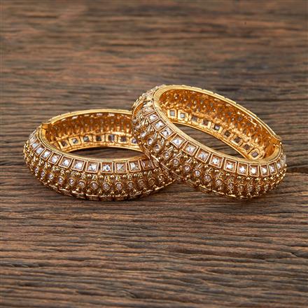 Antique Openable Bangles With Gold Plating