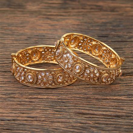 Antique Openable Bangles With Gold Plating
