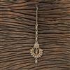 Antique Reverse Ad Stone Tikka With Mehndi Plating