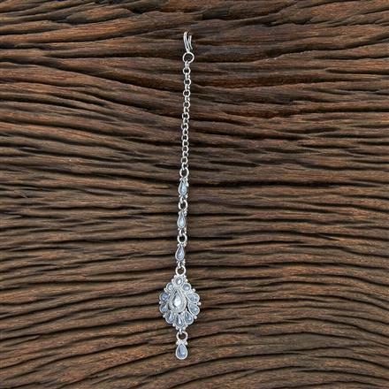 Antique Delicate Tikka With Rhodium Plating