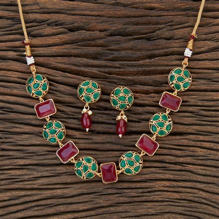 Antique Delicate Necklace With Gold Plating