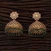 Antique Jhumkis with mehndi plating