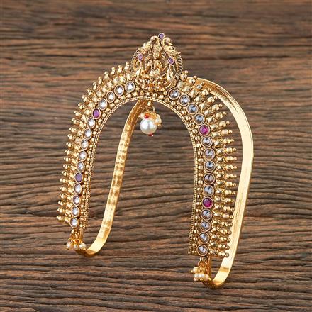 Antique Vaaki Baju Band With Gold Plating