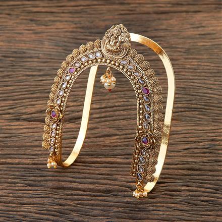 Antique Temple Baju Band With Gold Plating