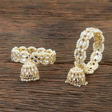 Antique Jhumki Bangles With Gold Plating