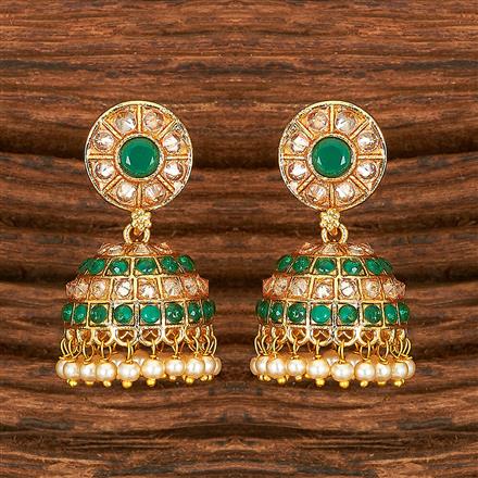 Antique Moti Earring With Gold Plating