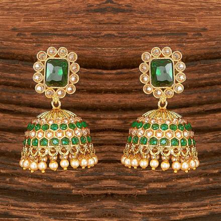 Antique Pearl Earring With Gold Plating